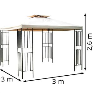 Produktbild für Pavillon Garden-Pleasure AMAZONAS, 504219, beige