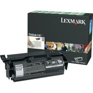 Toner Lexmark T650A11E Prebate, schwarz