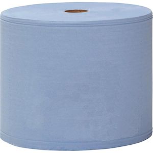 Produktbild für Putztuchrolle Katrin Classic L 2, 464118, aus Zellstoff, blau