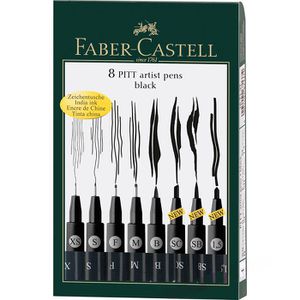 Tuschestifte Faber-Castell Pitt Artist Pen black