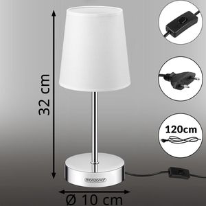 Produktbild für Tischlampe Monzana Lumiere, mit E14-Fassung