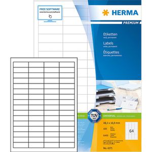 Universaletiketten Herma 4271 Premium, weiß