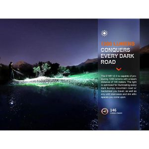 Produktbild für Taschenlampe Fenix E18R V2.0, LED, aufladbar