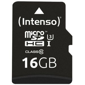 Produktbild für Micro-SD-Karte Intenso Professional 3433470, 16GB