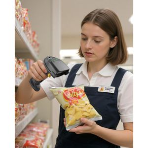 Produktbild für Barcode-Scanner Inateck BCST-560B_gray, kabellos