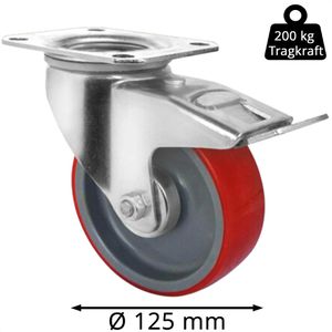 Produktbild für Schwerlastrolle CASCOO Serie N2U6, Lenkrolle