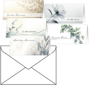 Produktbild für Trauerkarten Sigel DS625, Floral