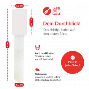 Produktbild für Kabelbinder Label-the-cable Cable Tags LTC 2620-30