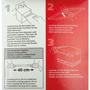 Produktbild für Dehnband Böttcher-AG 9000227 transparent, 1200 x 50mm