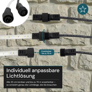 Produktbild für Lichtschlauch Luxula LX700111, LED, grün