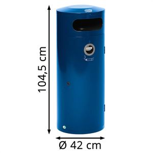 Produktbild für Aschenbecher VAR KS 70, enzianblau, für Outdoor