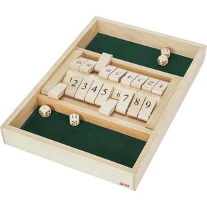 Produktbild für Würfelspiel Goki 56897, Shut the Box Doppelspiel