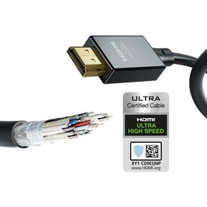 Produktbild für HDMI-Kabel InAkustik 00324610 HDMI 2.1, vergoldete Stecker