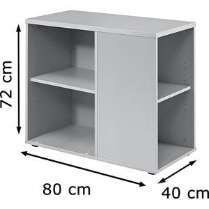 Produktbild für Standcontainer Hammerbacher H-Serie, lichtgrau