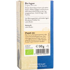 Produktbild für Ingwer Sonnentor im Nachfüllpack, BIO