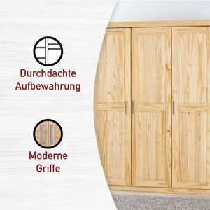 Produktbild für Kleiderschrank Inter-Link Pelle, kiefer