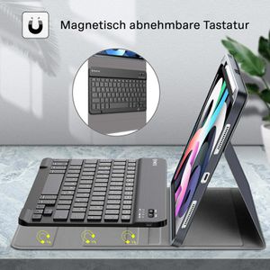 Produktbild für Tablet-Hülle Fintie Keyboard Case, grau