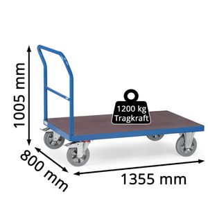 Produktbild für Transportwagen Fetra Schiebebügelwagen, 12503