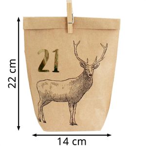 Produktbild für Adventskalender Papierdrachen Cozy Winter