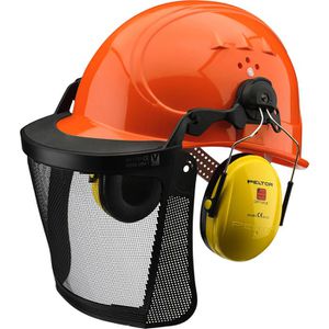 Forsthelm Voss-Helme INAP-Master-4-F-Kombi, orange