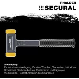 Produktbild für Schonhammer HALDER SECURAL, 3380.045, Kopf 30x45mm