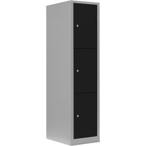 Produktbild für Schließfachschrank Lüllmann 523318, anthrazit