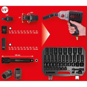 Produktbild für Steckschlüssel KS-Tools 515.0065, 40-teilig