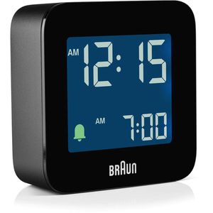 Produktbild für Wecker Braun BC08B DCF schwarz, digital