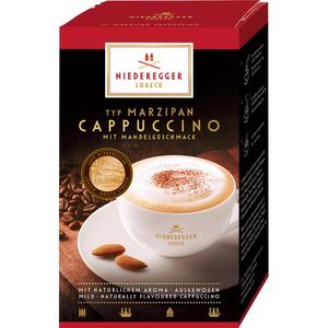 Niederegger Kaffee Marzipan Cappuccino, löslicher Kaffee, 10 Portionssticks