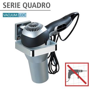 Produktbild für Haartrocknerhalter Wenko Vacuum-Loc Quadro