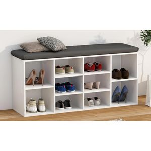Produktbild für Schuhregal VCM Hinsol S, aus Holz