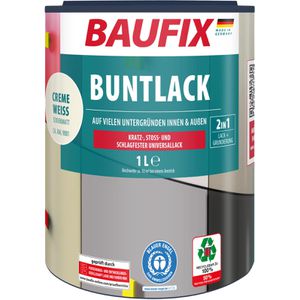 Produktbild für Lackfarbe Baufix 2 in 1, Buntlack, 1,0l