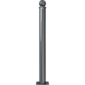 Produktbild für Absperrpfosten Schake 474PB, grau, aus Metall