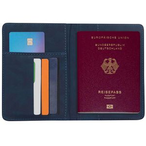 Produktbild für Reisepasshülle Böttcher-AG Visa, marineblau, 2-teiliges Set