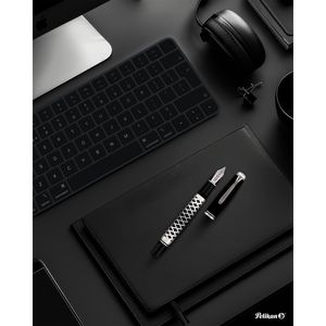 Produktbild für Füller Pelikan Souverän M805 Metal Sleeve, Feder B
