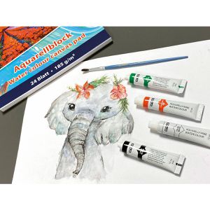 Produktbild für Aquarellpapier Stylex 28690 Aquarellblock, A4
