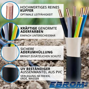 Produktbild für Erdkabel Ebrom NYY-J