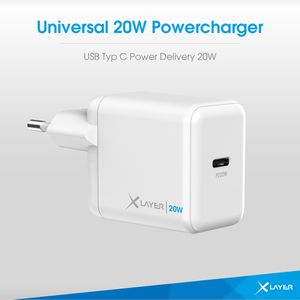 Produktbild für USB-Ladegerät XLayer 219054, 20 Watt