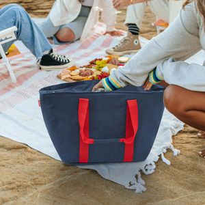 Produktbild für Kühltasche achilles AD233nare Shopper-Tasche blau/rot faltbar