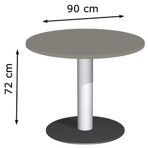 Produktbild für Besprechungstisch Geramöbel N-710201-O, rund