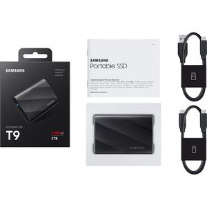 Produktbild für Festplatte Samsung Portable SSD T9, MU-PG2T0B/EU