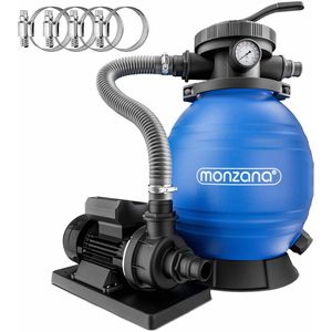 Produktbild für Sandfilteranlage Monzana 100938, Manometer, 400 W, 10.200 l/h