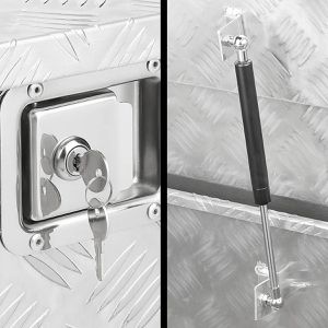 Produktbild für Deichselbox ProPlus 340075V01, aus Aluminium Riffelblech