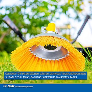 Produktbild für Drahtbürste S&amp;R 135.200.101, Unkrautbürste Ø 200mm