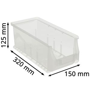 Produktbild für Sichtlagerkasten Allit ProfiPlus Box 456295 Größe 3L