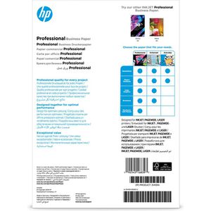 Produktbild für Inkjet-Papier HP 3VK91A, Professional Business, A4