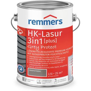 Produktbild für Holzlasur Remmers HK-Lasur 3in1 Grey-Protect plus, 2,5l