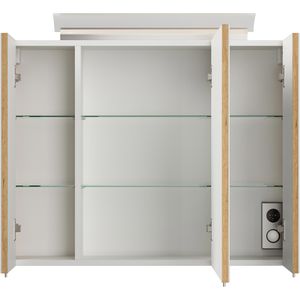 Produktbild für Spiegelschrank Posseik eiche gold