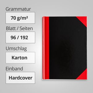 Produktbild für Notizbuch Böttcher-AG Premium, Karton Hardcover