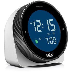 Produktbild für Wecker Braun BC24W DCF weiß, digital